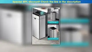 Review 30L 40L 50L 60L Trash Bin Smart Sensor Trash Can Stainless Steel Automatic Wastebin For Bath