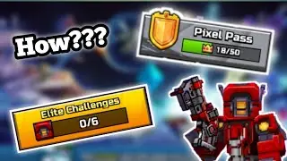 How to complete all 6 Mecha Elite Challenges in Pixelgun3d?? | (tips and tricks!)