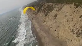 Pacifica California. Little Cloud Puffin 02 Yorkey Paragliding Wales