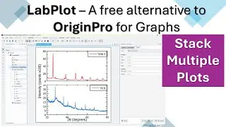 LabPlot TUTORIAL: The FREE OriginPro Alternative for Researchers (Stacked Plots)
