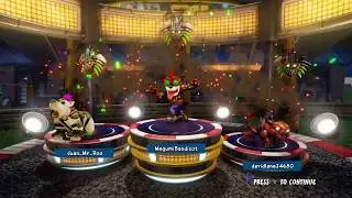 Rustland Crash Bandicoot, Rustland Polar and Rustland Pura Winning Podium. (Crash Nitro Fueled)