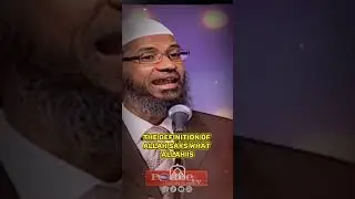 Definition of Allah in Islam #shorts #dawah #drzakirnaik #allah #debate