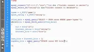 PHP: Rating System (Part 2)