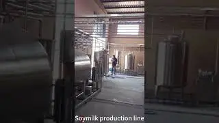Automatic Soymilk almond milk tiger nut milk production line 1000Liters/hour