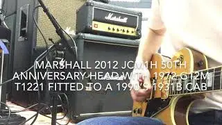 Marshall 2012 JCM1H 50th Anniversary Head with 1972 Celestion G12M T1221