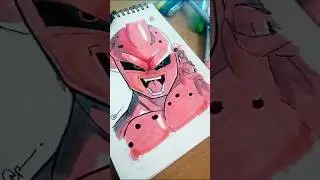 drawing majin buu👀✨ #anime #kid buu comment next sketch 🎀