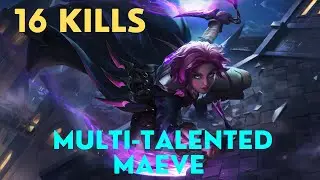 PALADINS MAEVE - MULTI-TALENTED MAEVE GAMEPLAY CONTINUOUS KILLING MASSIVE FUN GAMEPLAY