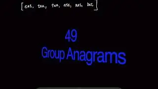 LeetCode 49. Group Anagrams