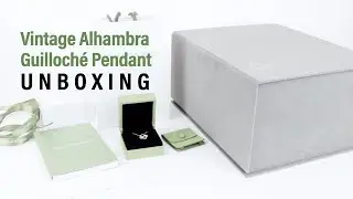 Van Cleef and Arpels Vintage Alhambra Guilloch&eacute; Pendant UNBOXING Online Purchase