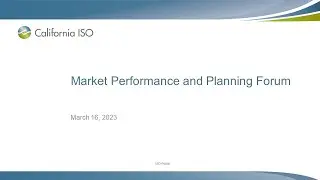 Mar 16, 2023 - Market Performance and Planning Forum