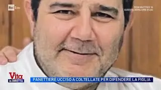 Panettiere ucciso a coltellate per difendere la figlia - Vita in diretta 05/02/2026