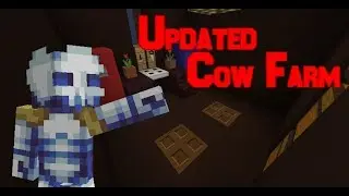 Minecraft 1.13 - Updated Cow Farm Design (No Entity Cramming)