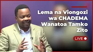 #LIVE | Godbless Lema na Viongozi Wengine wa CHADEMA Wanatoa Tamko Zito Muda Huu