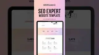 SEO Centric Best OnePage Bootstrap Paid Template for SEO Expert