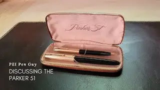 Discussing the Parker 51 Fountain Pen With Pen Pal Ian Scott.