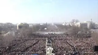 Inaguration Obama Chant!  1 million people chanting his name