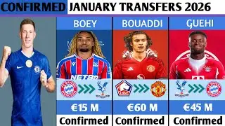 LATEST CONFIRMED TRANSFERS AND RUMOURS JANUARY 2026😱🔥ANDERSON TO CHELSEA,BOUADDI TO MAN UNITED