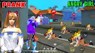 Friendly Fire On 😂 Prank लेकिन Cute Girl Gussa हो Gayi 😤 New Prank Free Fire 🔥 Y GAMING ⚡😈