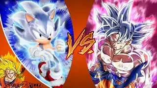 ULTRA SONIC vs ULTRA INSTINCT GOKU! Animated Movie (Sonic vs Goku Animation) REWIND RUMBLE REACTION