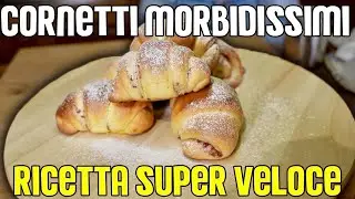 Cornetti MORBIDISSIMI come in PASTICCERIA - RICETTA FACILISSIMA