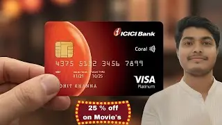 Unboxing ICICI Coral Rupay Credit Card| 🎥 Movies Discount, UPI Facility Lifetime Free Credit Card |