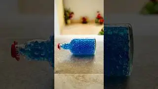 Blue Orbeez 💙, Green Splash 💚Satisfying Bottle Burst ASMR 💥#asmr #satisfying #trending #shorts