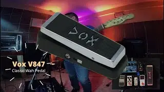 VOX V847A Wah Pedal || Clean Sound