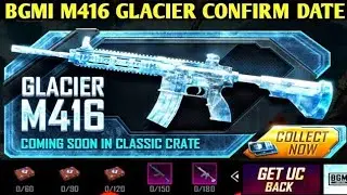 @BattlegroundsMobile_IN M4 GLACIER IS BACK 101% 🔥💥 IN CLASSIC CREATE COUPON OFFICIAL NEWS BGMI 4.2 ✅