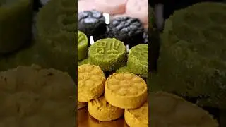 Traditional Korean pressed cookies Dasik! #food #koreancooking #cooking #desserts