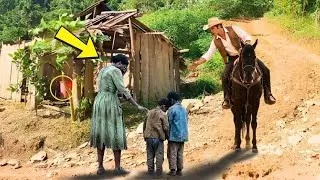 Un Riche Rancher D&eacute;couvre Une Veuve Et Ses Enfants Vivant Dans Son Ancienne Maison...