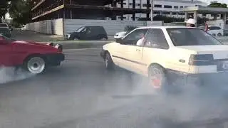 Toyota ae86 drift