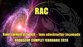 ♋RAC♋Horoscop Februarie 2026🔥Eclipsa care scoate adevărul la suprafață – bani, relații, frici