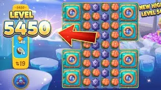 Level 5450 Completed 🎚️ | Fishdom Gameplay 🐠