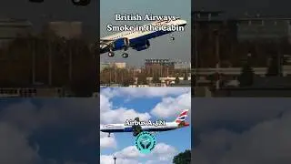 British Airways Smoke in the Cabin | A321| #planecrash #2019 #youtubeshorts #shortsfeed #shorts