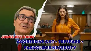 Судья Джефф Кан рассматривает дело об агрессивном коте, спор о проникновении на чужую территорию ...