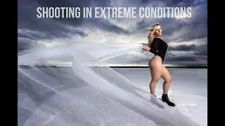 We did THIS in extreme weather conditions: photoshoot behind the scenes