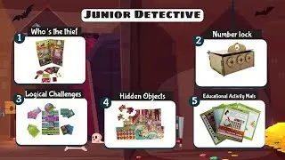 Xplorabox Educational Activity box for  Kids Age 6-8 Years Children | Junior Detective