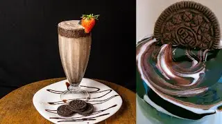 Oreo biscuit milkshake just in one minute