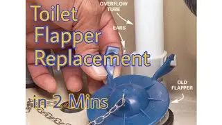 Toilet flapper repair | DIY | Toilet Running water quick fix