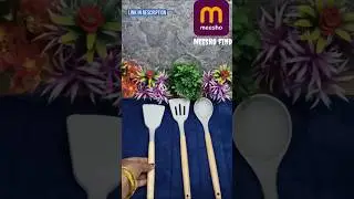 Premium Silicone Spatula for Kitchen | Non-Stick Cooking Spatulas with Wooden Handle #meeshofinds