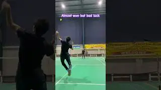 Hard luck #badminton #badmintondoubles #badmintonshorts #intensegame #shortsvideo #sportslife