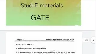 Digital electronics (Material 23) important concept GATE IES EE ECE IN full NOTES lecture theory