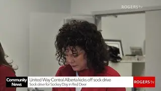 United Way Central Alberta kicks off sock drive | Rogers tv