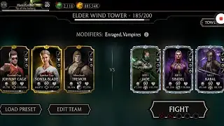 🍃 Elder Wind Tower FATAL 185 Fights + Rewards ☠️ Mortal Kombat Mobile Gameplay