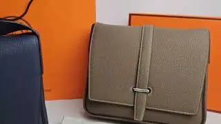 Мужская сумка-мессенджер Hermes Steve