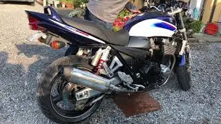 GSX1400 SHARK DSX-5 Rear exhaust sound スリップオン マフラー