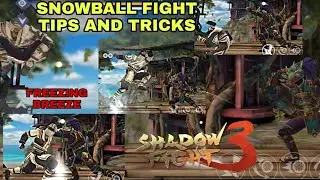 SHADOW FIGHT 3 : SnowBall Fight Tips and Tricks | FREEZING LOTUS | how to win snowball fight