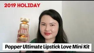 2019 Holiday BECCA Party Popper Ultimate Lipstick Love Mini Kit Review + Swatches | Tracey Violet