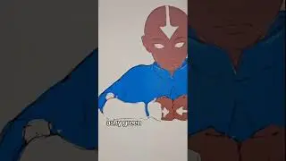 his name is Ong and he's the Ovatar #avatarthelastairbender #avatar #aang #drawing #disegno #arte