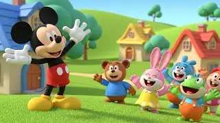 O Mickey Mouse viajou para o céu num balão 🎈🐭 | Canção Divertida para Crianças